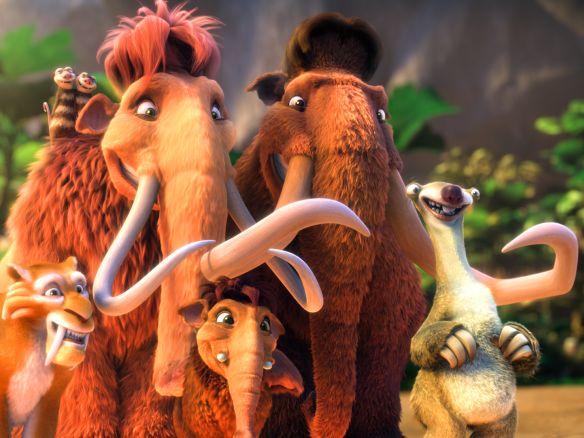 ice age movie with dinosaurs